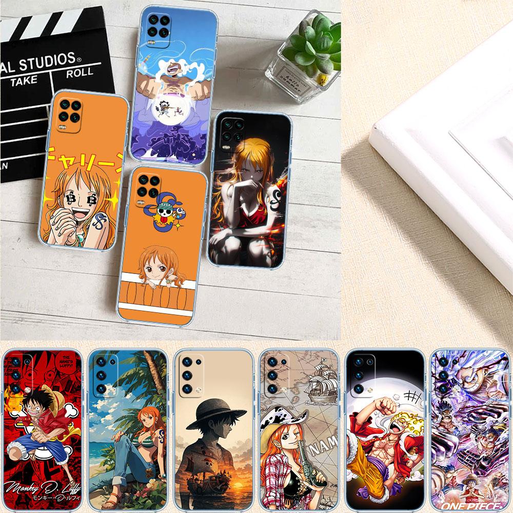 One Piece Luffy Nami Transparent Phone Case for Motorola Moto Edge 20 30 40 50 S30 Fusion Ultra Pro Neo Lite + G200 G23