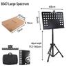 Adjustable Portable Folding Music Stand for Guitar, Violin, Guzheng, and Erhu Sheet Music