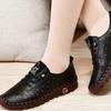 2024 Summer Women's Soft Leather Hand-Stitched Casual Shoes – Comfortable Non-Tiring Fit