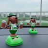 New Creative Puppy Car Figurine Features Two Glasses In Its Hands Resembling Overflowing Beer Hops Unique Car Ornament