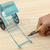 Compact Hand Tool Set: Mini Needle Nose, Diagonal, Curved Nose, Flat Nose, and Vise Pliers.
