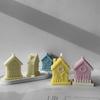 Candle Mold Silicone Craft Moulds House Shape Perfect Gift for Hand-Making Lover