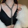Irregular Long Pearl Necklace French Light Luxury Temperament Sweater Chain Niche Simple High Sense Necklace Women