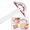 Woodworking Ruler Edge Ruler Stainless Steel Scale Clear Angle Measuring Tool