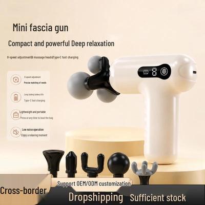 Mini Digital Display Fascia Gun: Powerful Electric Massager for Women