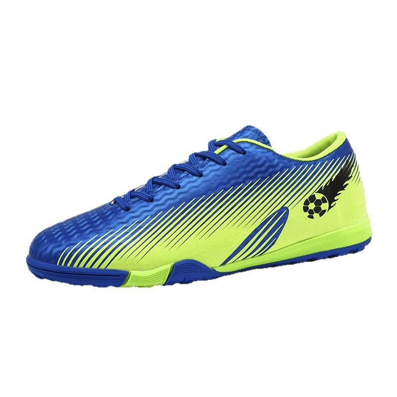 252 Fußballschuhe Jugendliche Männer Frauen Niedriger Schaft Gebrochener Nagel TF Flach Training Leder Obermaterial Fünf-gegen-Fünf Hallensport