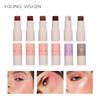 YOUNG VISION Einzelner Rouge-Highlight-Stick, multifunktionaler Lazy Stick, fester Lippenstift, Rouge