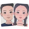 Makeup Practice Board - Face Paint Board, Reusable Painting Exercise Template, Stage & Home Makeup Tool for Boys & Girls