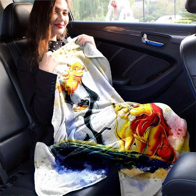 1pc, Seasonal Universal Blanket, Home Decoration, Lion King Inspired Throw, Soft Flannel Throw Blanket - Versatile & Cozy for Bedroom, Livin