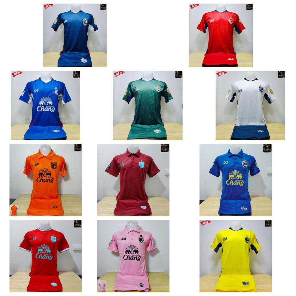 Thajsko FOTBAL NÁRODNÍ TÝM DRES TRIČKO DOMÁCÍ Potisk Mandarínský límeček Unisex Muži Ženy Rychleschnoucí Krátký rukáv Uniforma Logo Slon Sport