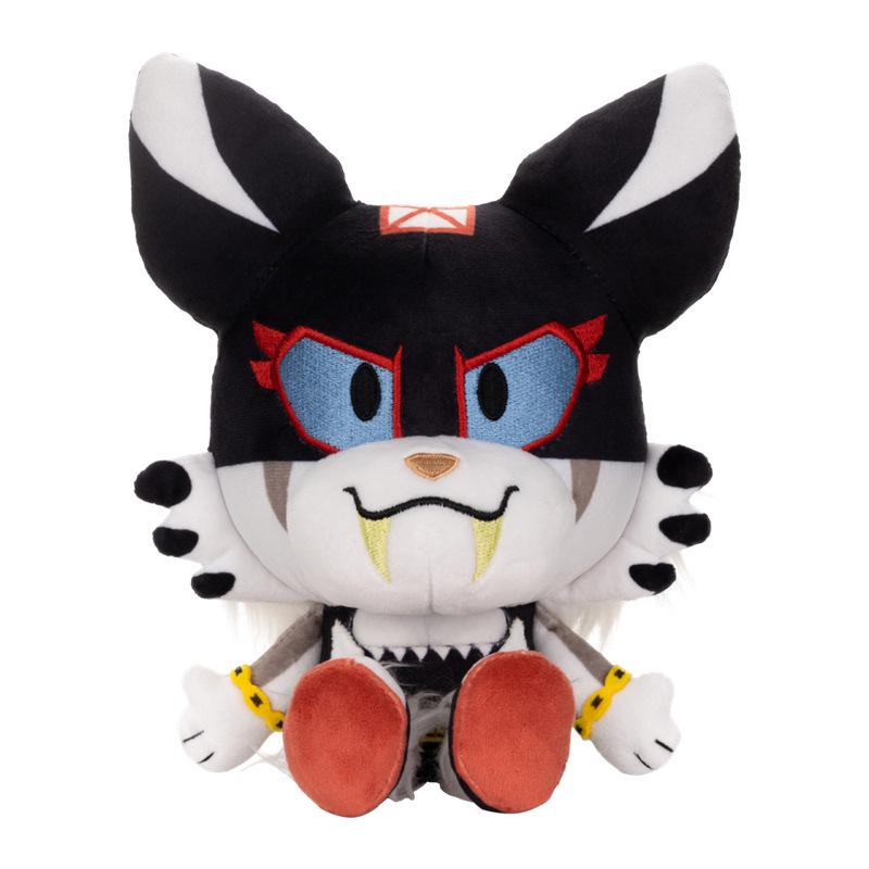 Cross New Saber-toothed Tiger Manga Plush Doll - Cat Ring Plushie 16 cm