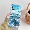 Phone Case For Samsung A15 A13 A35 A55 A51 A71 A41 A31 A21S A03S A05 A17 A23 A25 A33 A53 A73 5G A07 4G Clear Cover Ocean Dolphin
