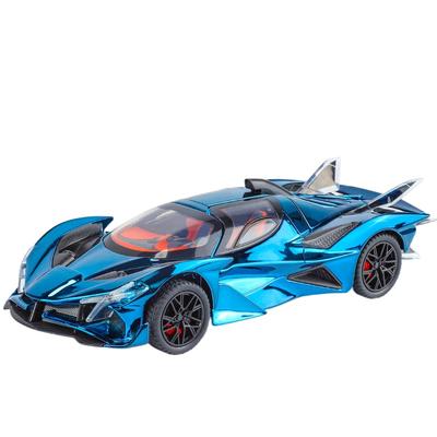 1/24 Apollo Project EVO Galvanisiert Supercar Legierung Muscle Car Modell Ton und Licht Kinderspielzeug Sammlerstücke Geburtstagsgeschenk