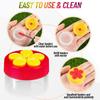 Mini Flower Hummingbird Feeder Outdoor Handheld Bird Feeders With Cleaning Brush For Garden Yard