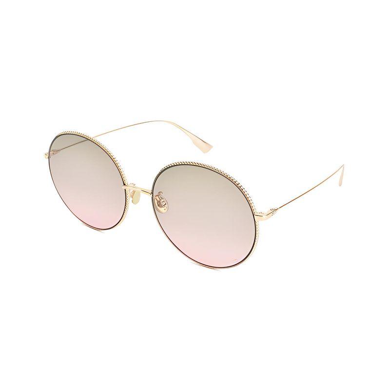 Dior Goldrahmen Pink Grüner Farbverlauf Runde Sonnenbrille Herren Sonnenbrille DIORSOCIETY2F-DDB-6086