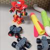 Anime Figures Blaze Monster Machines Cartoon Deformed Car Model Doll Action Toy Boys Birthday Plastic Alloy Collectible Gift