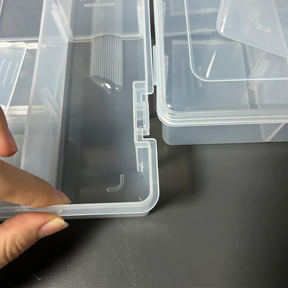Portable Jewelry Screw Containers PP Plastic 6/7/8/10 Grids Jewelry Beads Earring Case with Removable Dividers Jewlery Box