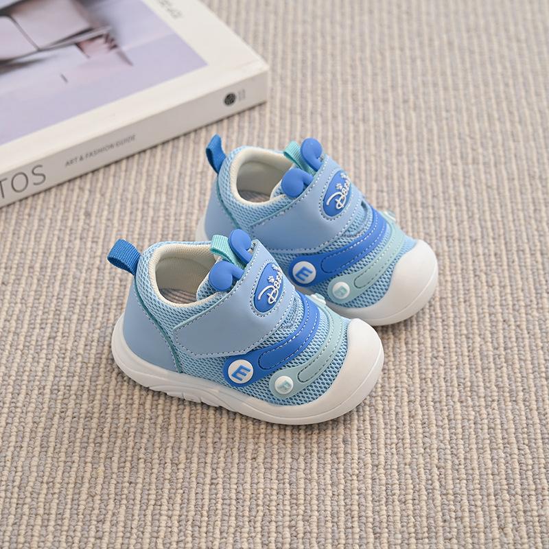 2025 spring and autumn baby classmate boy shoes cartoon toddler shoes non-slip breathable mesh soft sole baby shoes 2025