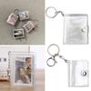 8 Pages Mini Photo Album Keychain Instant Picture Album Pendant Photo Storage Interstitial Pocket Keyring Lover Memory