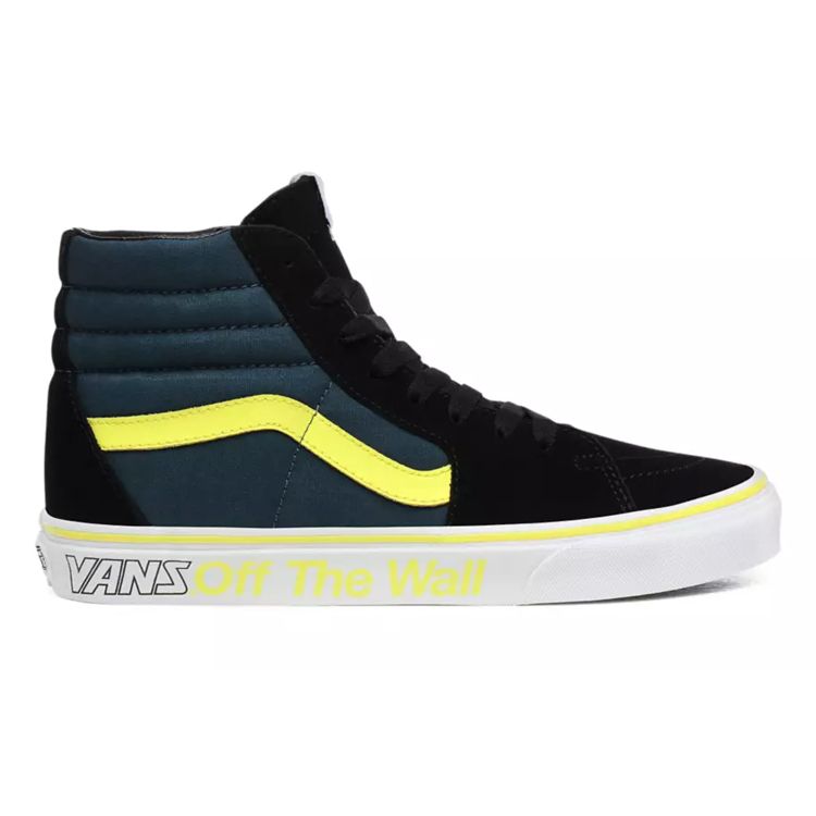 Vans Sk8 Non-Slip Lightweight High-Top Skate Shoes Unisex Sneakers Blue Yellow VN0A4U3CWNA