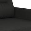 Vidaxl 3-Piece Lounge Set With Cushions, Black, Fabric