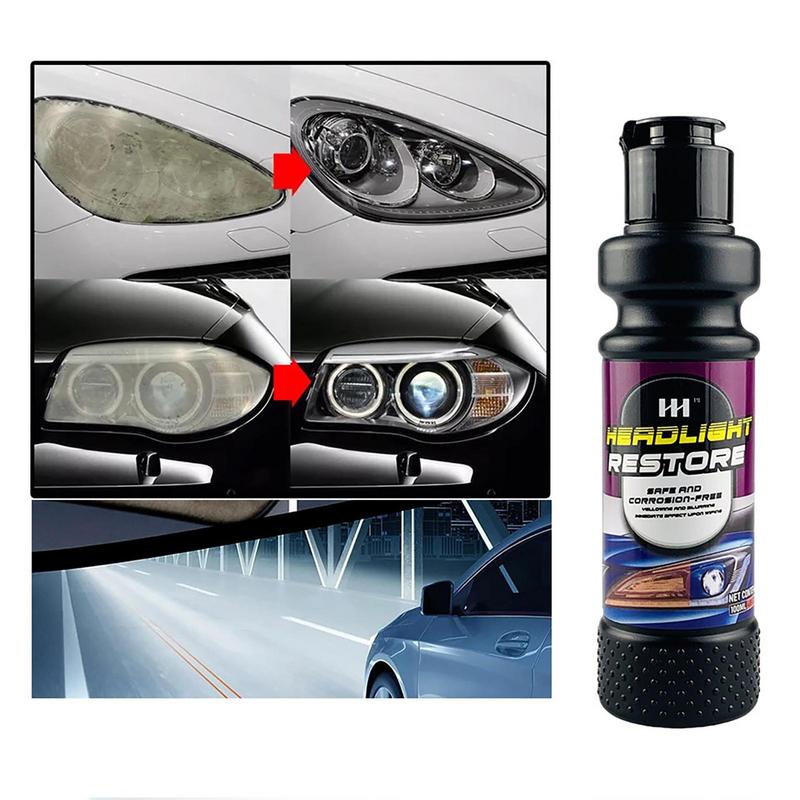 Car Headlight Repair Fluid 100ml Headlamp Restoration For Lens Restore Portable Headlight Restorer For RVs Motorcycles Trucks