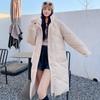 New Down  Coat Women's Medium and Long Slim-fitting Long Knee-length Bread Cotton Coat