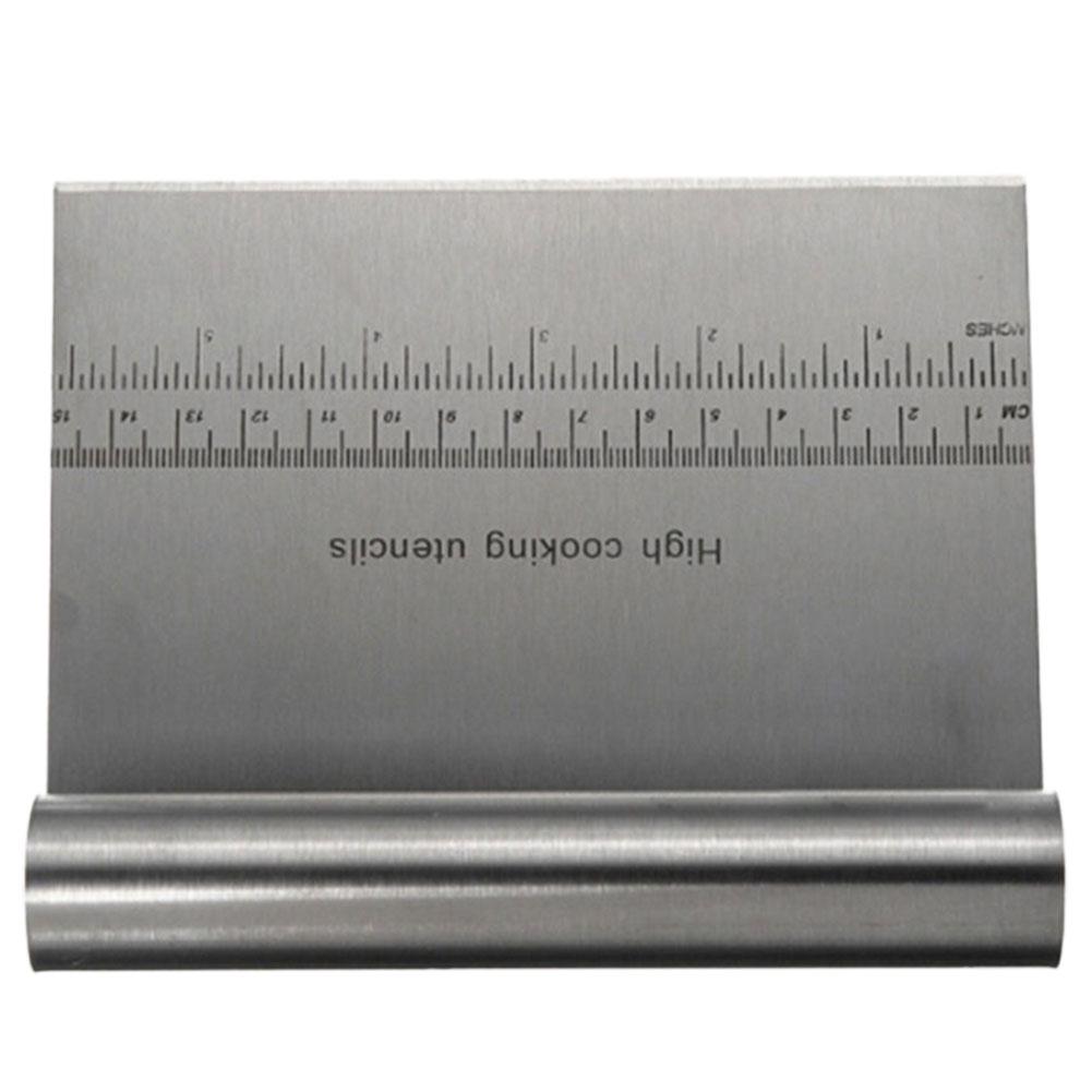 High Quality Stainless Steel Baking Pastry Stainless Steel Spatula Pizza Dough Scraper Kitchen Tool