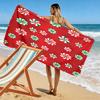 Vibrant swirling peppermint dreams Print beach towel, quick drying, suitable for travel, outdoor sports, jogging, the beach and swimming, gift