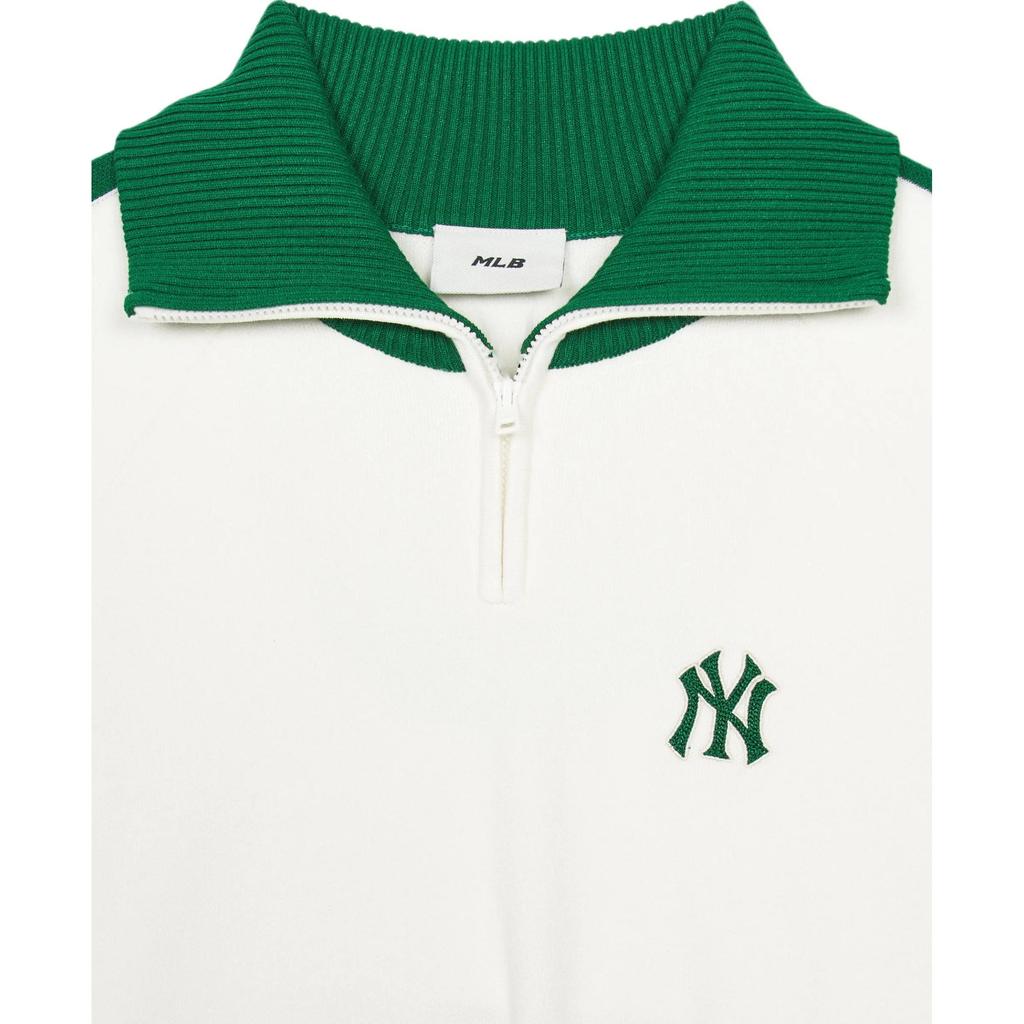 New MLB Varsity New York Yankees Sweatshirt Women's Cream 3FKPV0444-50CRS