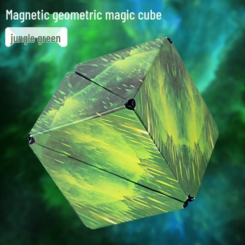 3D Magnetic Geometric Cube for Children's Cognitive Training