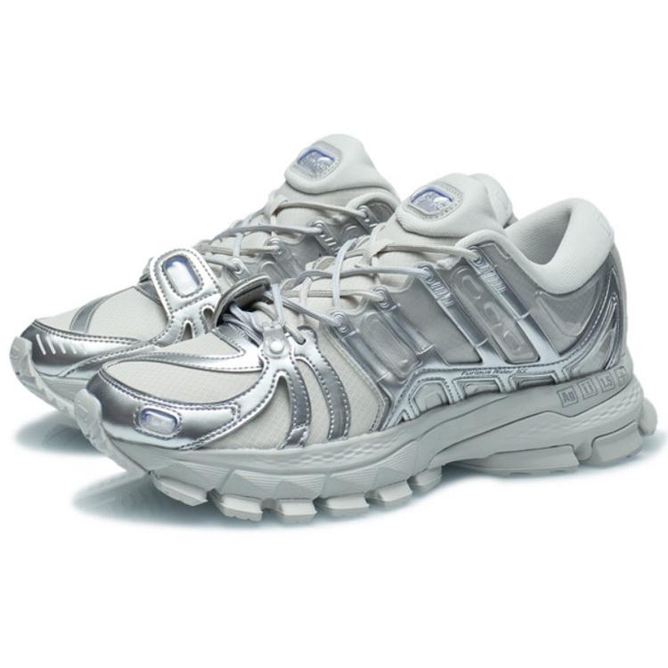 Li Ning Furious Rider ACE 1.5 Slip Resistant, Abrasion Resistant, Breathable Low top Casual Shoes Men's Silver Gray ARYR009-2