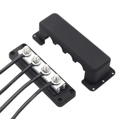 High Current 4*3/8"Bus Bar Electric Terminal Board 600A 4x10mm Power Terminals For Marine RV