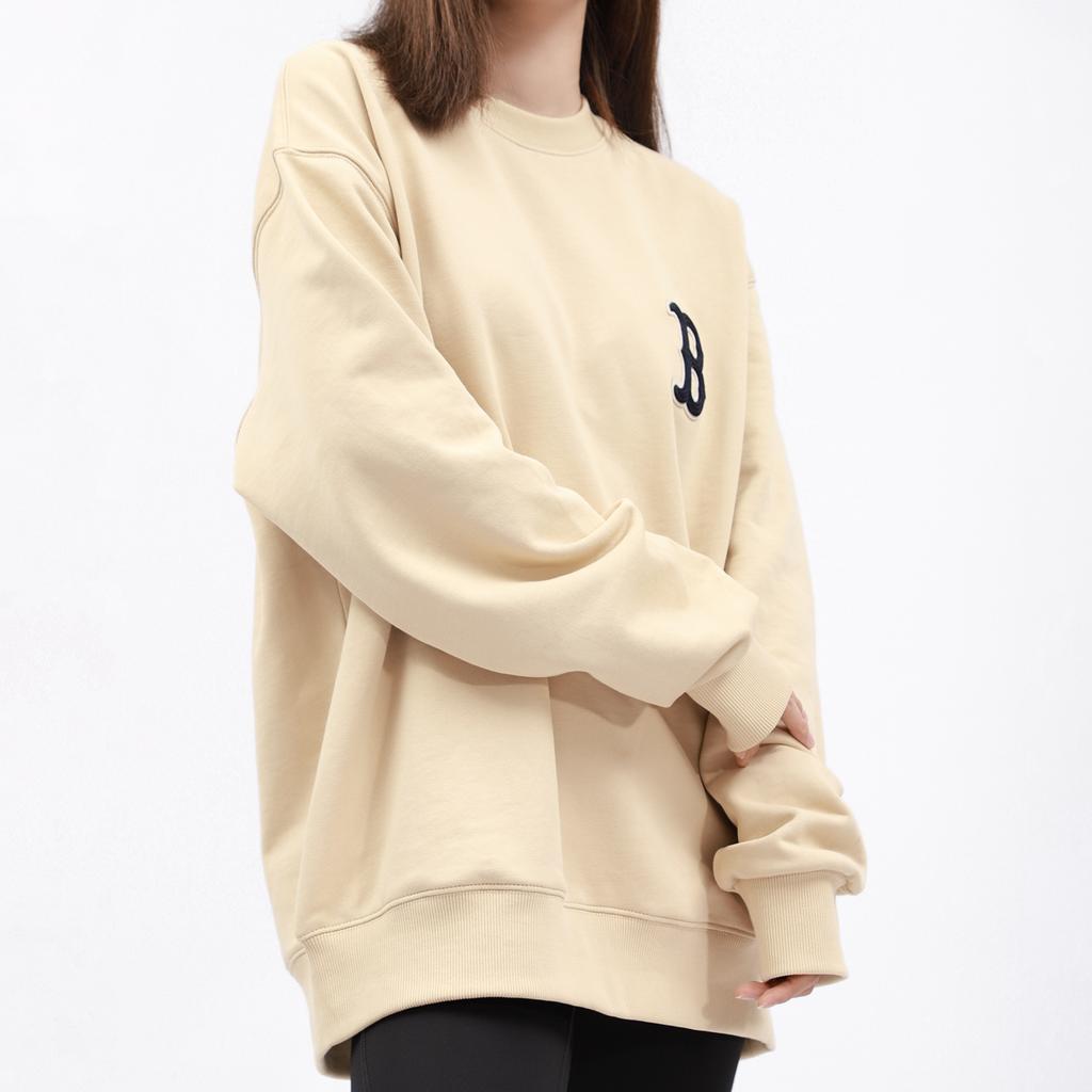 MLB Boston Red Sox Vintage Floral Crewneck Sweatshirt Unisex Sweatshirt Beige 3AMTM0114-43BGS