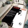 Tappeto Tappeto Movie 3D Printing Scarface Tony per Camera da Letto Soggiorno Casa Decorazione Divano, Tappetino Gioco Bambini Grande Decorazione Pavimento Regalo