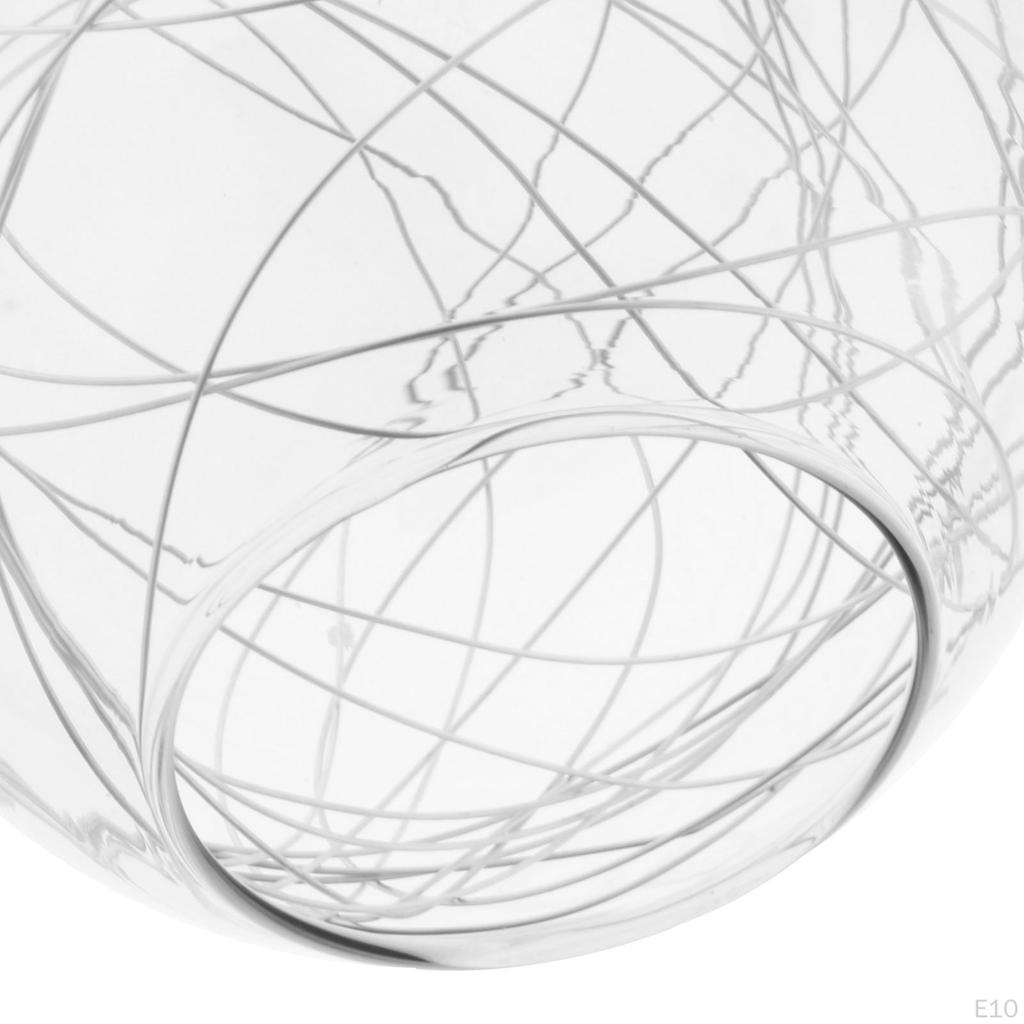 Glass Globe Lamp Shade Multiple Specifications Light Fixture Replacement 2.56-2.76 Inch Fitter