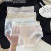Women's Summer Ultra Thin Ice Silk Breathable Extended Crotch Waist Triangle Briefs