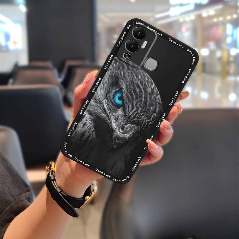 Anti-knock TPU Phone Case For Infinix Hot12 Play/NFC/X6816C Full Wrap Shockproof Cute Cover Waterproof Protective