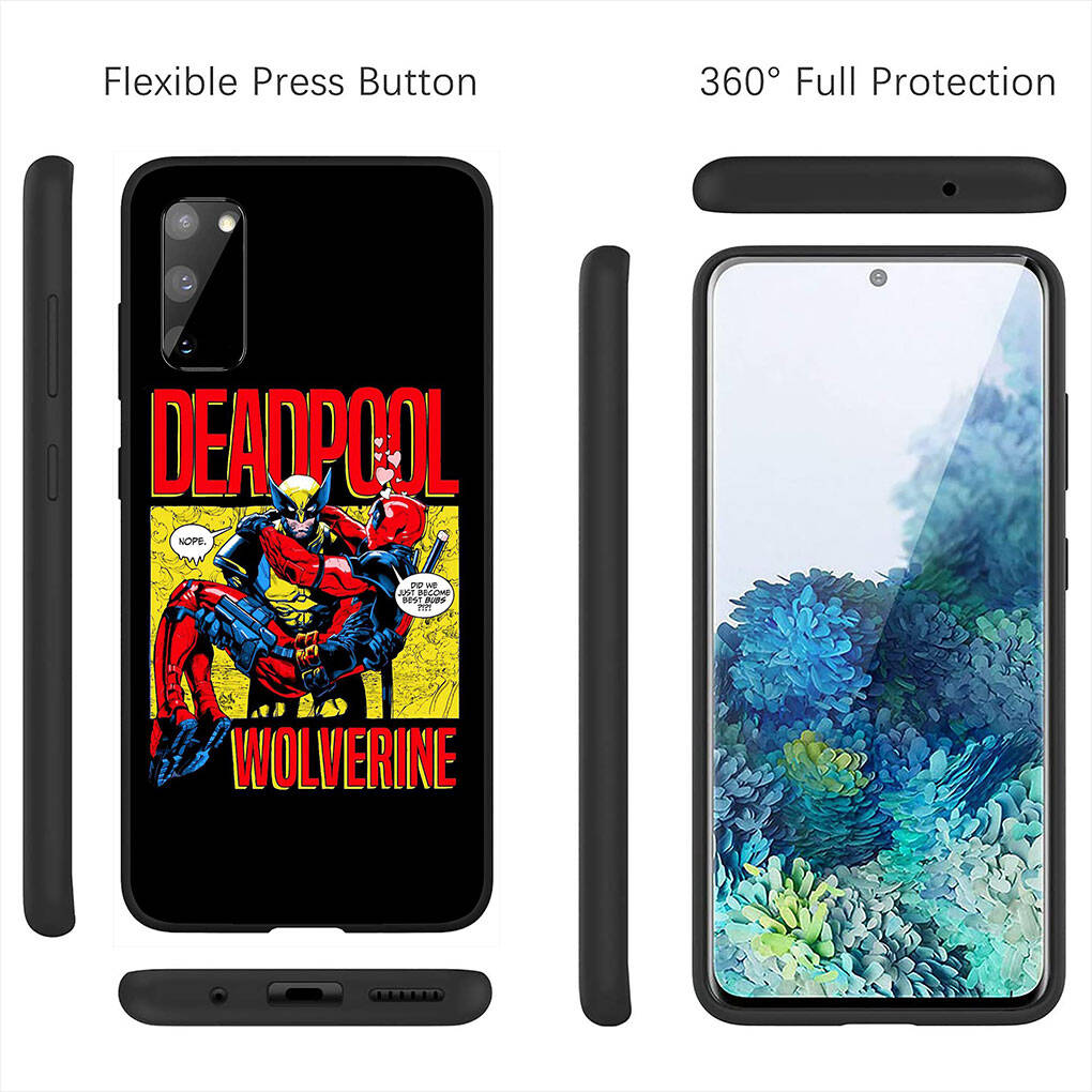 Cover for iPhone 17 16 15 Xiaomi Poco Redmi Note 14 13 12 11 Pro Max 9 16e Samsung Galaxy S25 S24 S23 OPPO Huawei Wolverine And Deadpool Phone Case