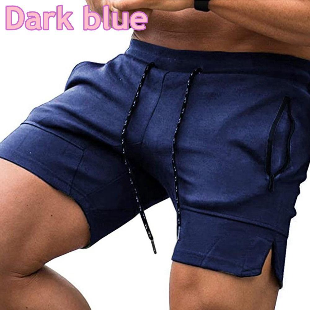 Sommer Herren Mode Sport Casual Outdoor Einfarbig Kordelzug Freiheit Sport Shorts Laufen Fitness Running Training Gym Workout Shorts