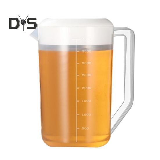 

Небьющийся пластиковый кувшин для воды с крышкой, чайник для холодного чая без содержания бисфенола А, кувшин для холодного чая, банка для лимонада, сока, напитков для горячих и холодных напитков L