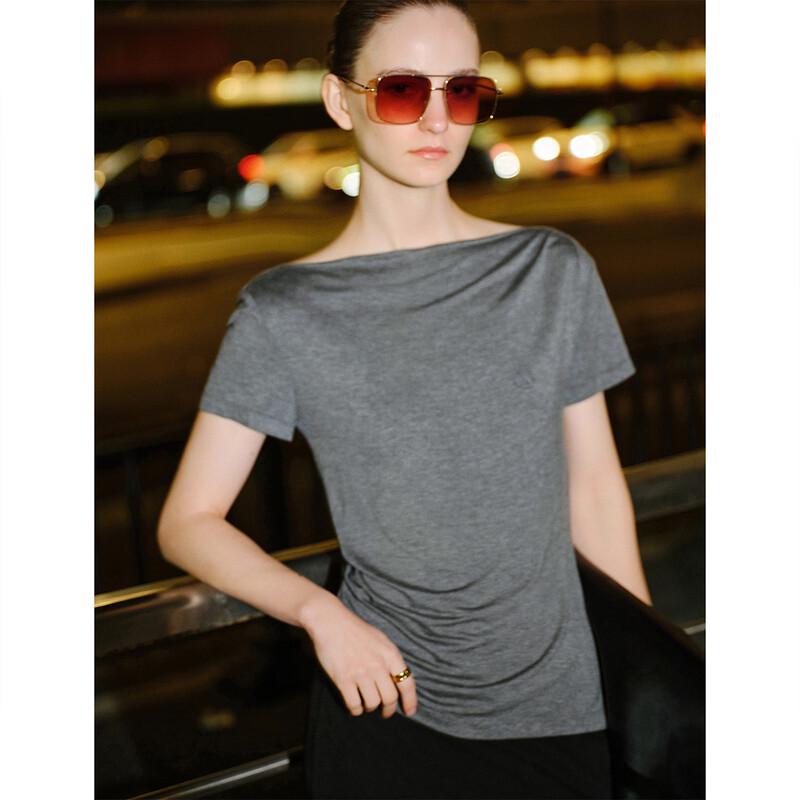 GIOVANNI VALENTINO Women s Summer Slim-Fit Short Sleeve T-Shirt XL