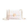 Peach heart lock shoulder bag spring and summer new multi-functional women's small bag with inner women's bag