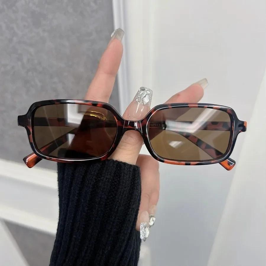 Fashion Square Sunglasses Women Men Vintage Mirror Lens Stylish Sun Glasses Unisex Personality Colors UV Protection