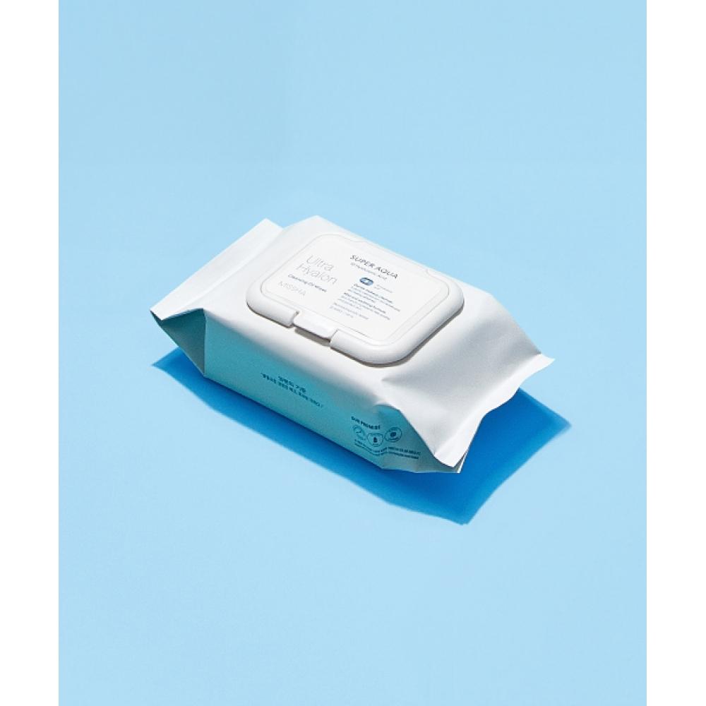 

Missha Super Aqua Ultra Hyaluronic Cleansing Water Tissue 30 Sheets FREE