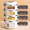 4-Layer 304 Stainless Steel Insulated Lunch Box with Handle