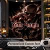 Personalized Wall Tapestry,Attack on Titan Custom Printed Name, Fabric Wall Art For Indoor Room Backdrop