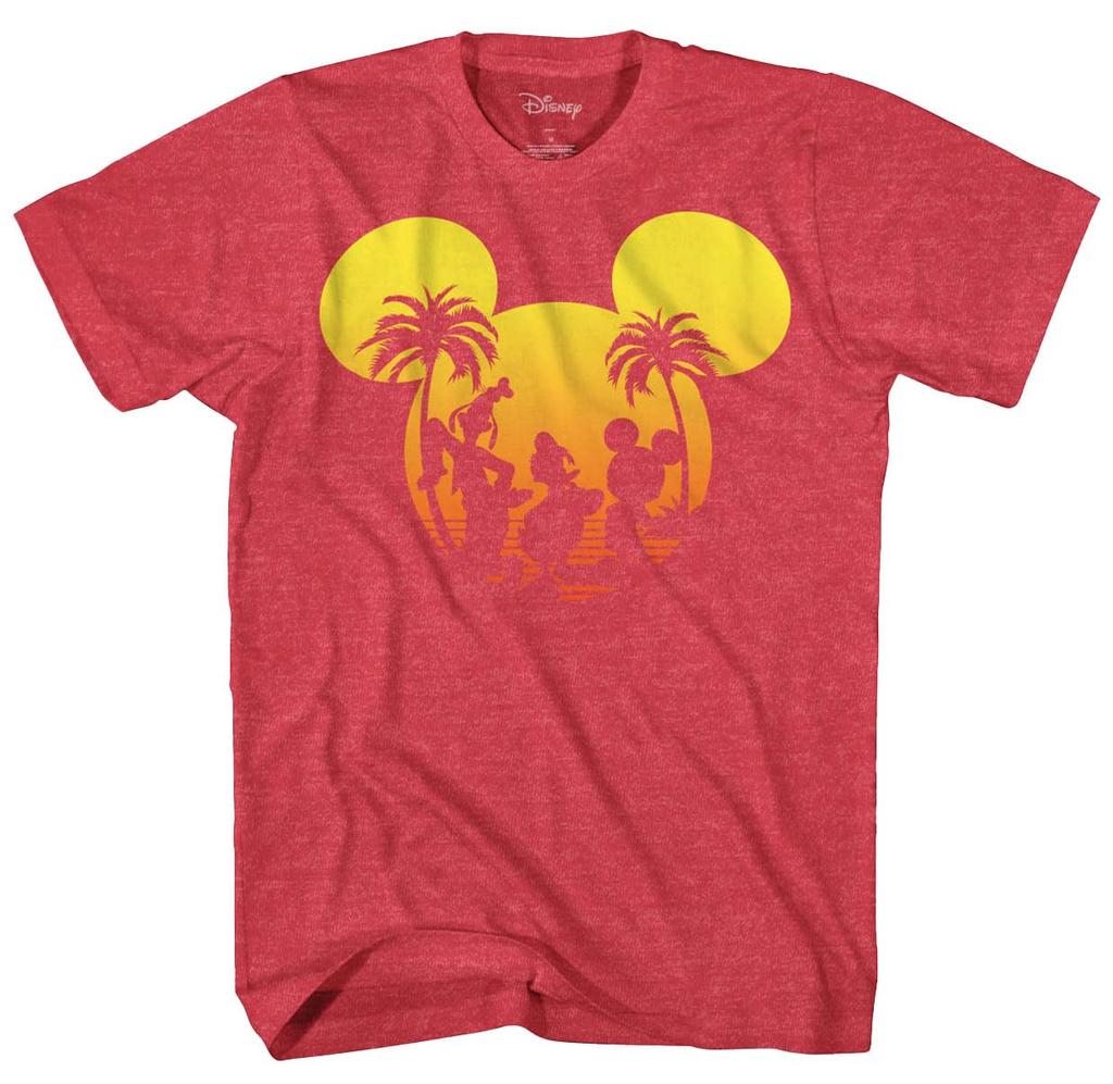 2025 Disney Loose and Comfortable Leisure Mickey Animation Printed Cotton Leisure T-shirts with Short Sleeves with Men and Women