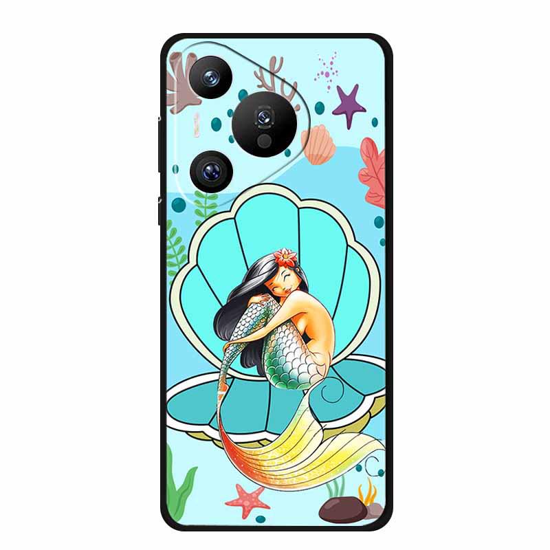 Huawei Pura 70 Pro Embossed Color Painting Phone Case with High-Grade Texture - 1 Piece.