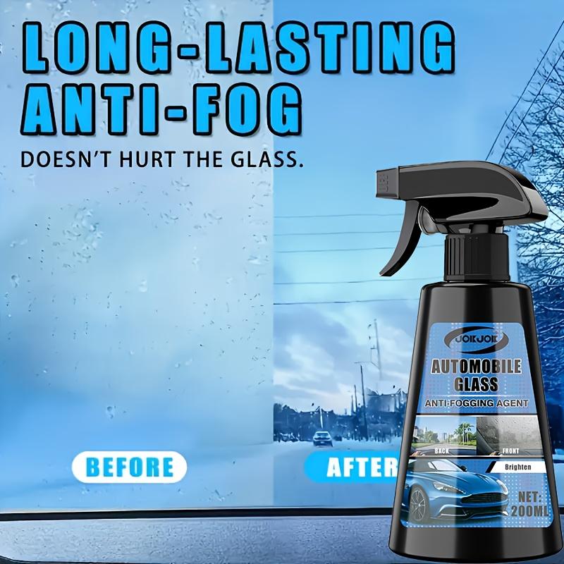 High-capacity anti-fog agent for automotive glass,helmet,window and a variety of other glass types.Long-lasting and fast results